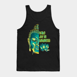 Take Joy in Kindness Buddhist Sutra Tank Top